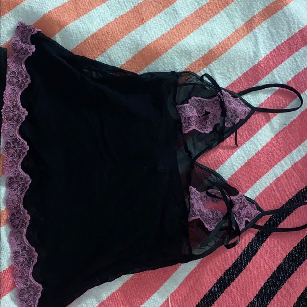 VS Sexy little things Black lingerie set SM - Picture 7 of 10